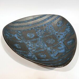 Carstens West Germany Pottery Mid Century Fat Lava Dish Bowl 1081-27